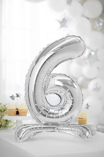 Stehender-Folienballon-Ziffer-6-70cm-silber-PartyDeco-Lemina-21