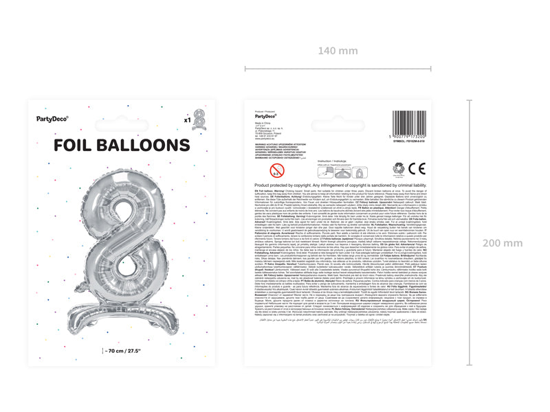 Stehender-Folienballon-Ziffer-8-70cm-silber-PartyDeco-Lemina-2