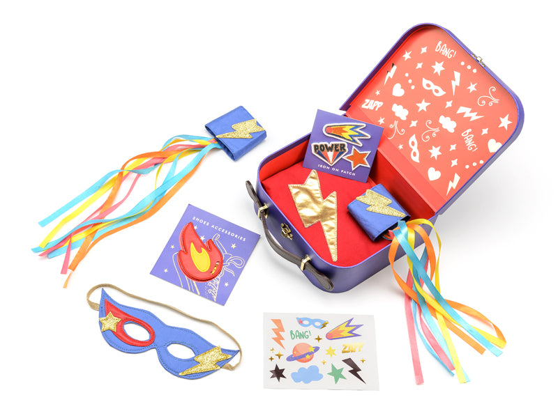 Superheldenkostuem-Mix-1-VPE-1-Stk-PartyDeco-Lemina