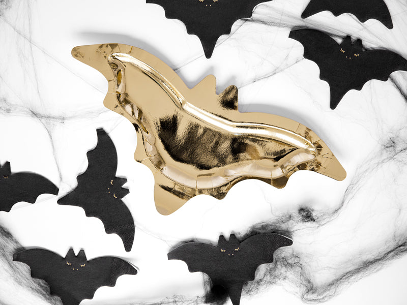 Teller-Fledermaus-gold-37.5x18.5cm-1-VPE-6-Stk-PartyDeco-Lemina-1