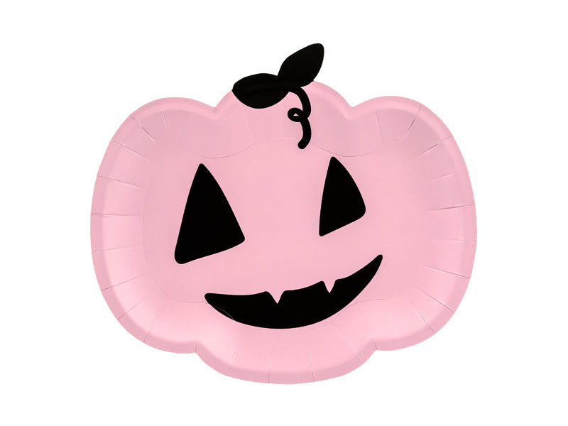 Teller-Kuerbis-rosa-25x22cm-1-VPE-6-Stk-PartyDeco-Lemina