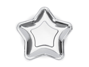 Teller-Stern-silber-PartyDeco-Lemina