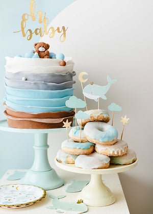 Teller-Wale-Mix-18cm-6Stk-PartyDeco-Lemina-1