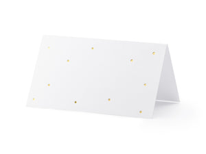 Tischkarten-Punkte-gold-PartyDeco-Lemina