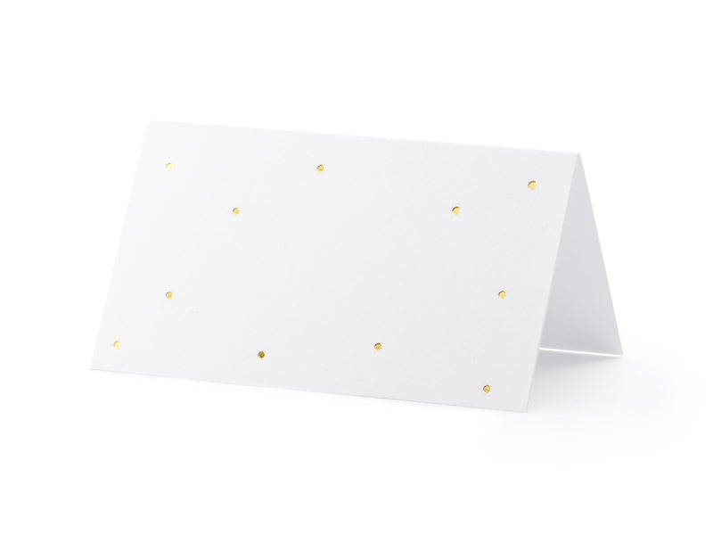 Tischkarten-Punkte-gold-PartyDeco-Lemina