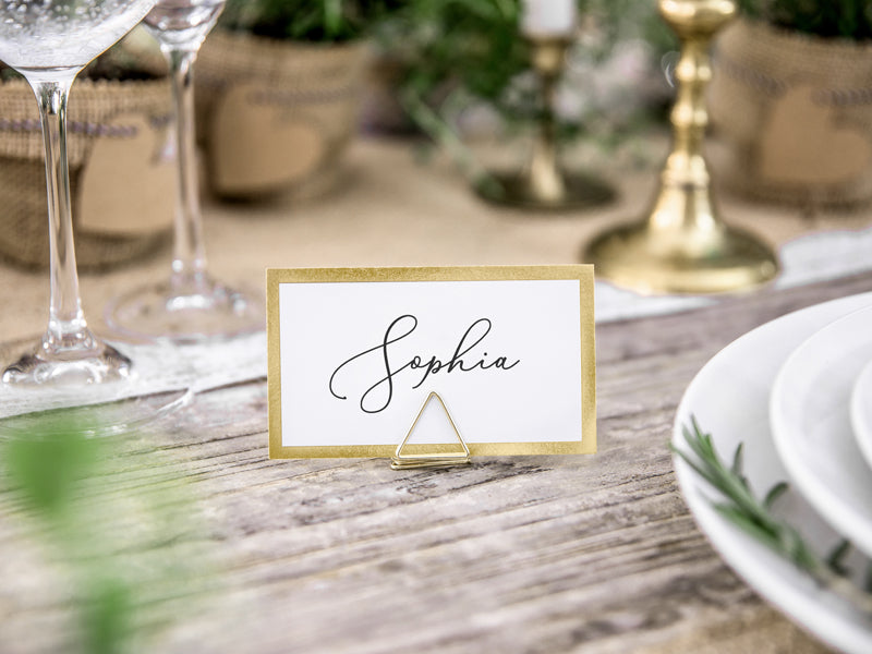 Tischkarten-Staender-Dreiecke-gold-2-3cm-PartyDeco-Lemina-1
