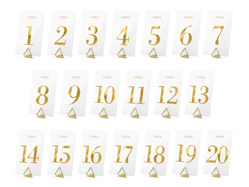 Transparente-Tischnummern-gold-7x12cm-1-VPE-20-Stk-PartyDeco-Lemina-1