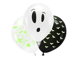 UV-Ballons-27cm-BOO-mix-1-VPE-3-Stk-PartyDeco-Lemina