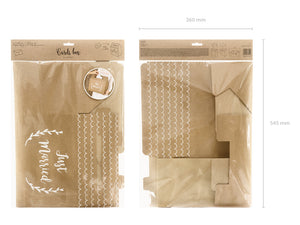 Umschlagbox-Just-Married-Kraft-30x30-5x16-5cm-PartyDeco-Lemina-2