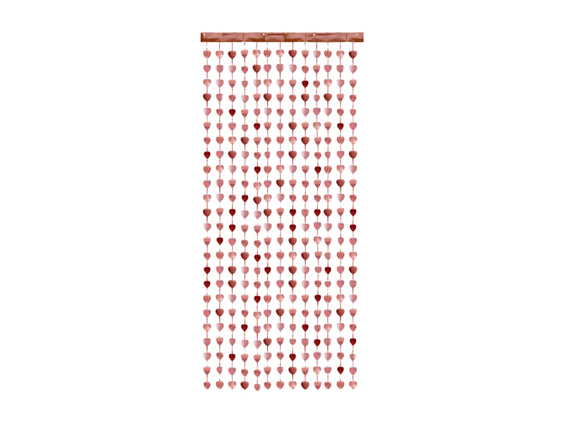 Vorhang-Girlande-Herz-Rosegold-100x245cm-PartyDeco-Lemina
