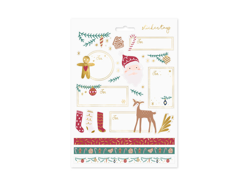 Weihnachtsaufkleber-Weihnachtsmann-Mix-PartyDeco-Lemina