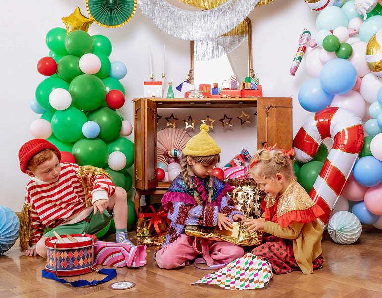 Weihnachtsbaum-Luftballonstrauss-Mix-65x161cm-PartyDeco-Lemina-4