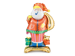 Weihnachtsmann-stehender-Folienballon-Mix-63x106cm-PartyDeco-Lemina