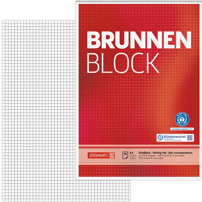 briefblock-recyclingpapier-kariert-din-a4-brunnen-lemina