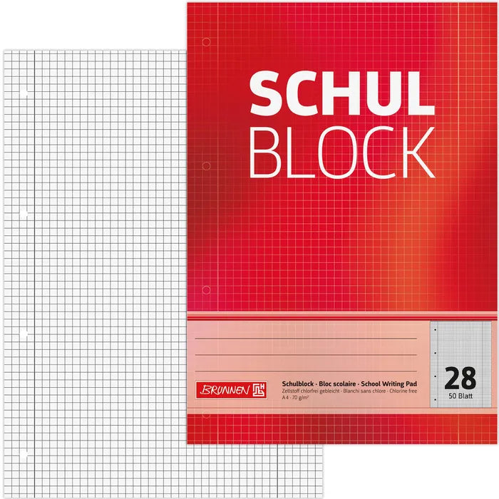 brunnen-briefblock-schulblock-din-a4-kariert