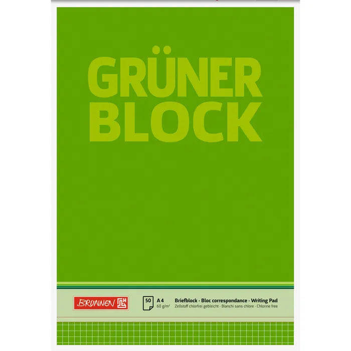 brunnen-gruener-block-din-a4-kariert-0