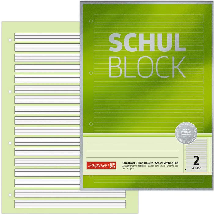 brunnen-schulblock-premium-din-a4-liniert-4mm