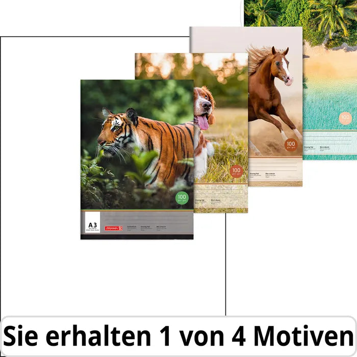 brunnen-zeichenblock-a3-10-blatt