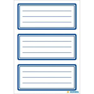 buchetiketten-sticker-blauer-rand-18-stueck-herma-lemina-1