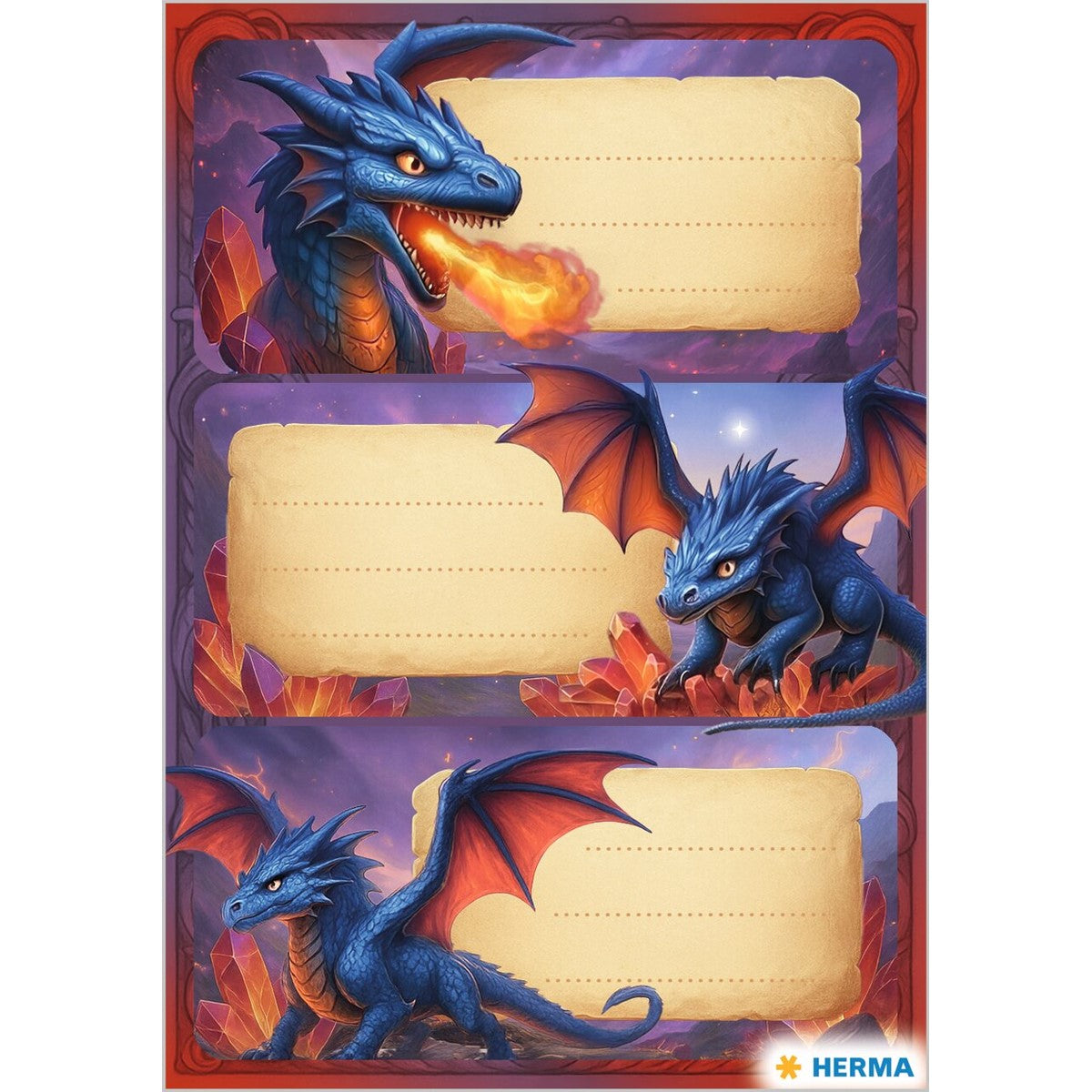 buchetiketten-sticker-drachen-9-stueck-herma-lemina-0