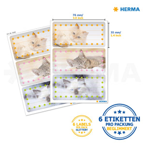 buchetiketten-sticker-katzen-6-stueck-herma-lemina-0