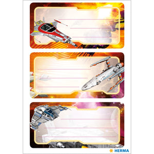 buchetiketten-sticker-raumschiff-6-stueck-herma-lemina-0