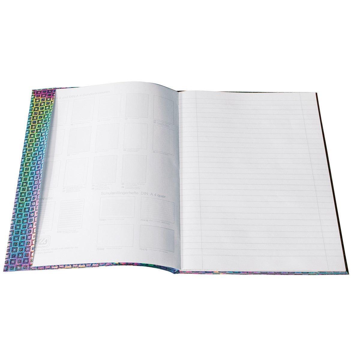 heftschoner-glamour-din-a4-silber-herma-0