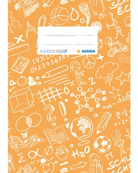 heftschoner-schoolydoo-din-a5-orange-herma-lemina