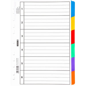 register-a4-blanko-weiss-karton-brunnen-lemina