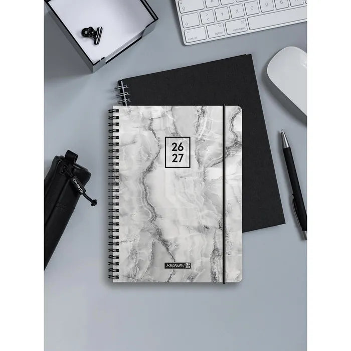 schuelerkalender-grey-marble-2026-2027-brunnen-lemina-0