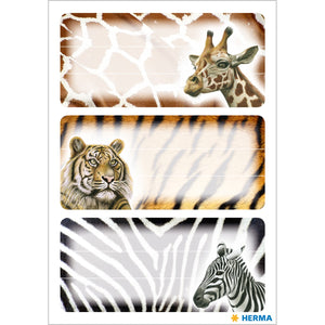vario-schuletiketten-afrikanische-tiere-16-stueck-herma-lemina-1