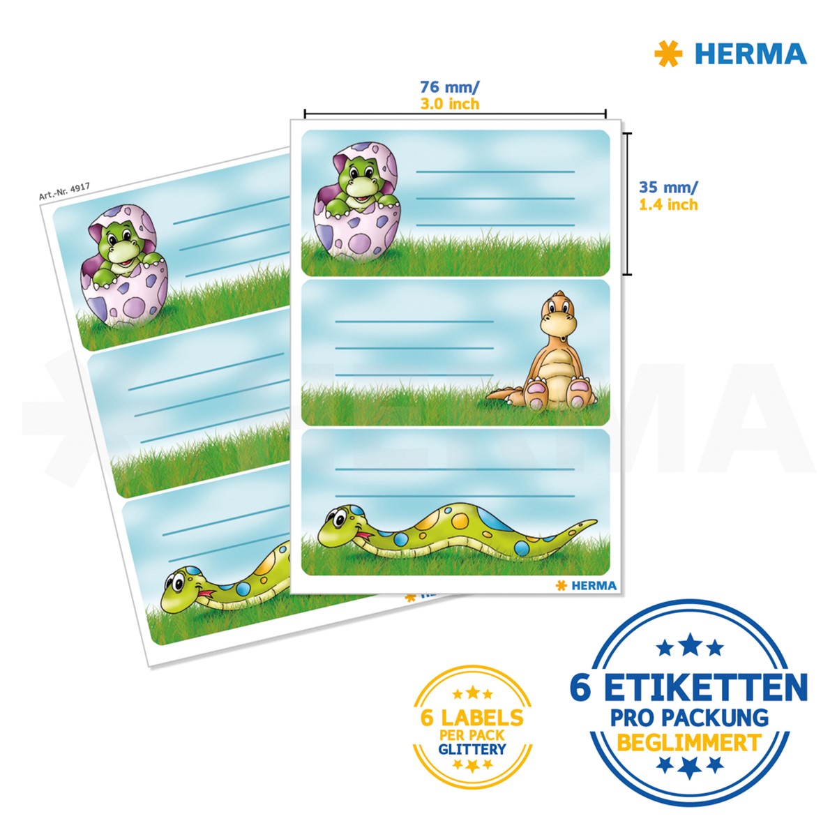 vario-schuletiketten-dinosaurier-beglimmert-herma-1