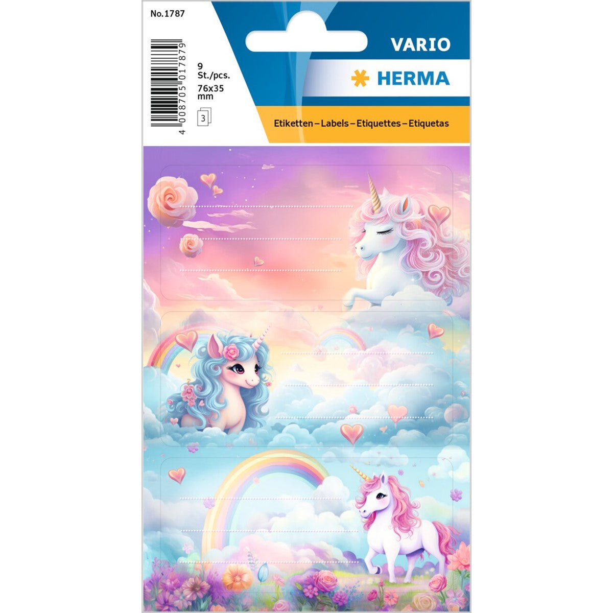 vario-schuletiketten-happy-unicorns-herma