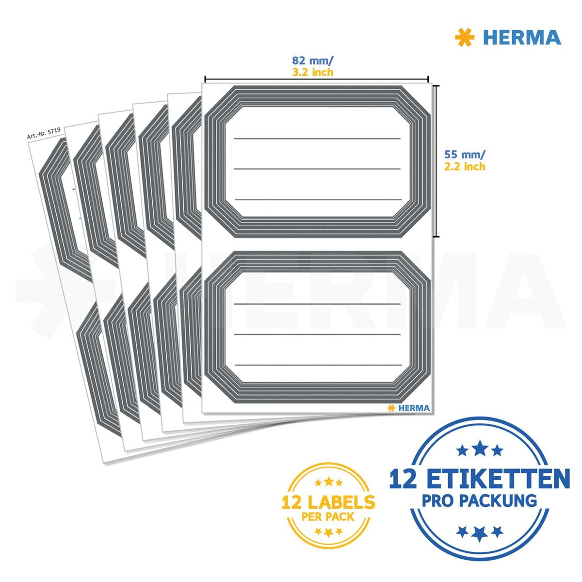 vario-schuletiketten-liniert-grau-16-stueck-herma-lemina-0