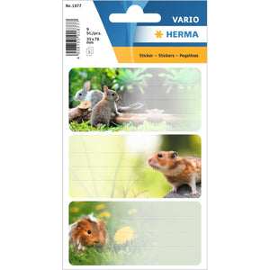 vario-schuletiketten-nagetiere-16-stueck-herma-lemina