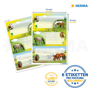 vario-schuletiketten-pferde-16-stueck-herma-lemina-0