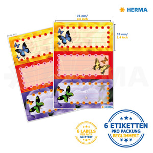 vario-schuletiketten-schmetterlinge-16-stueck-herma-lemina-0
